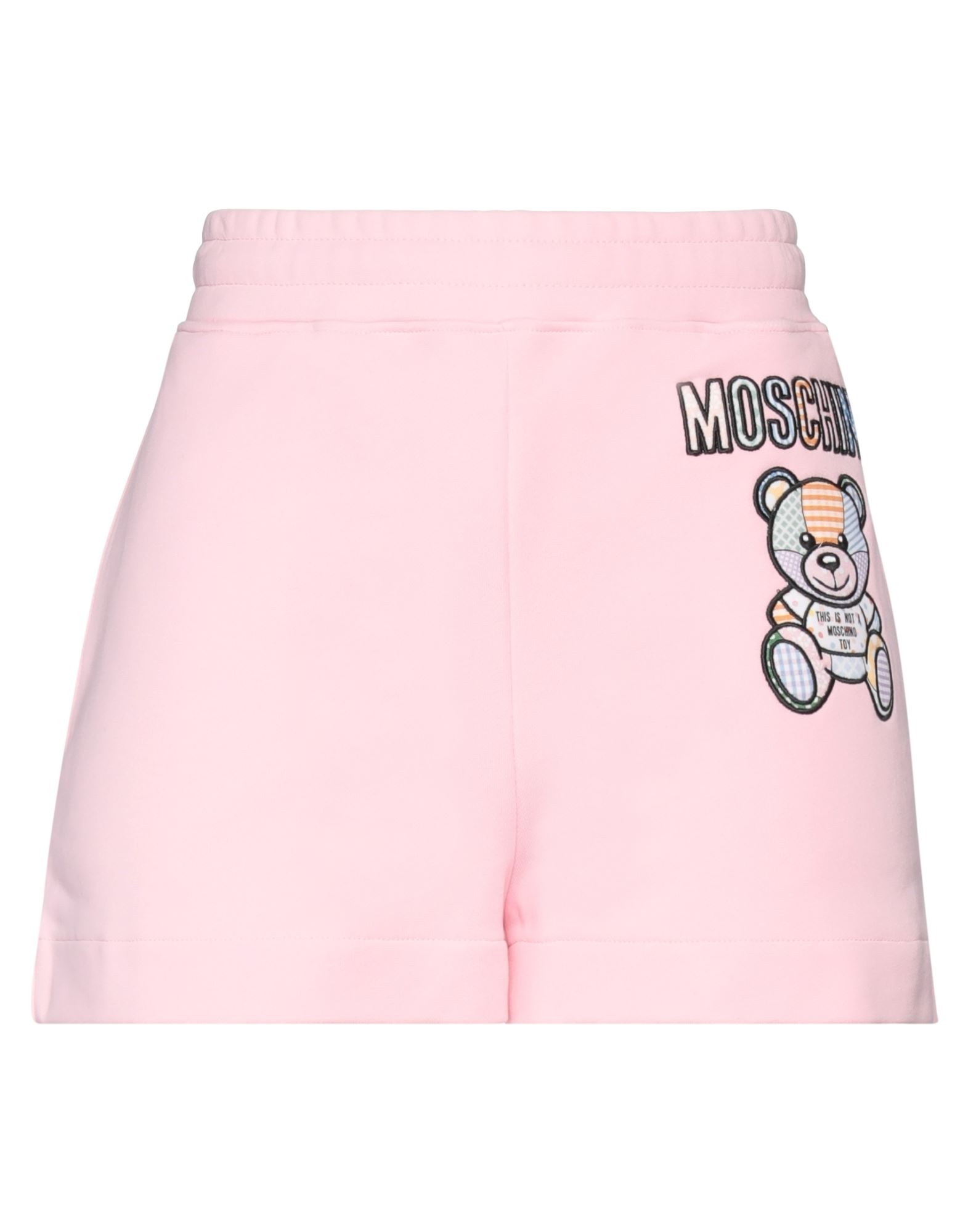Moschino Woman Shorts & Bermuda Shorts Pink Size 8 Organic Cotton