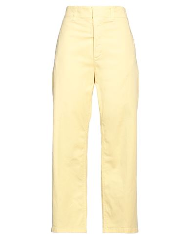 Department Five Department 5 Woman Pants Pastel Yellow Size 29 Cotton, Elastane In Yellow