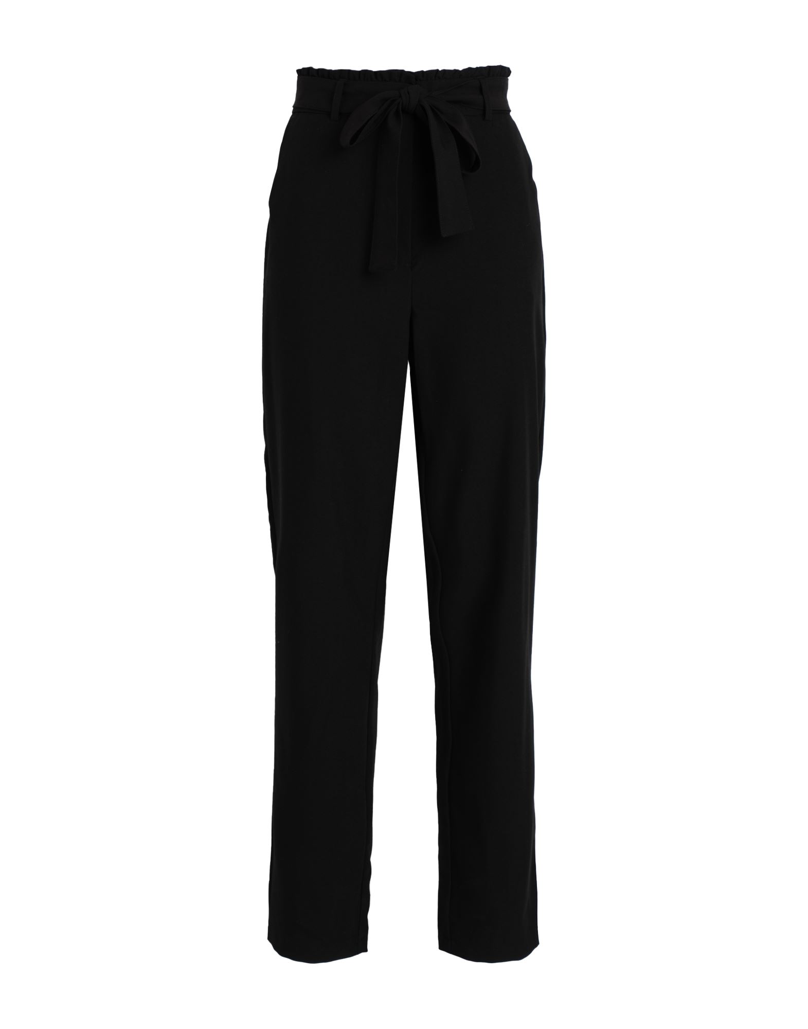 Pieces Freya Wide Leg Seam Front Pant In Black