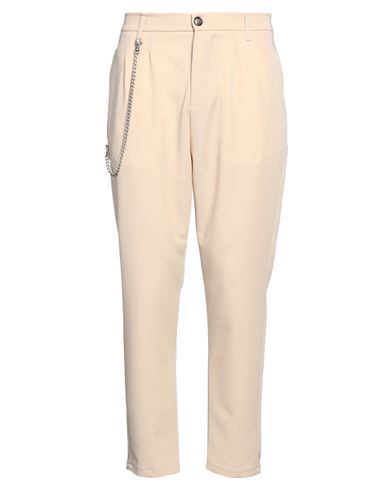 Imperial Man Pants Beige Size 32 Polyester, Viscose, Elastane