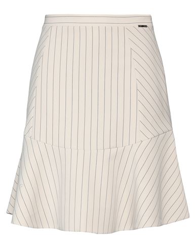 Angelo Marani Woman Mini Skirt Sand Size 4 Polyester, Elastane In Beige