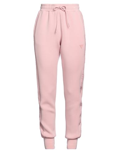 Guess Woman Pants Light Pink Size S Ecovero Viscose, Polyamide, Elastane
