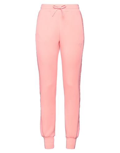 Guess Woman Pants Salmon Pink Size S Ecovero Viscose, Polyamide, Elastane