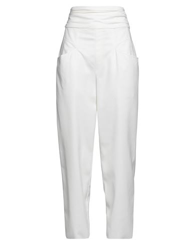 Shop Isabel Marant Woman Pants White Size 10 Lyocell, Elastane