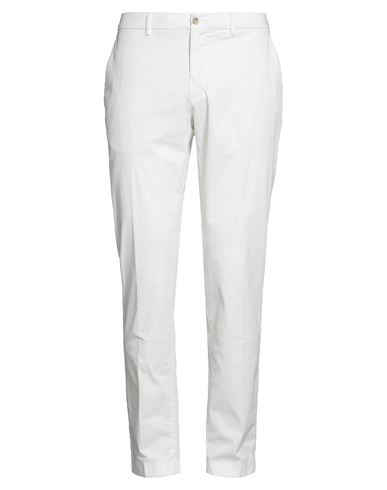 Shop Cruna Man Pants Off White Size 38 Cotton, Elastane