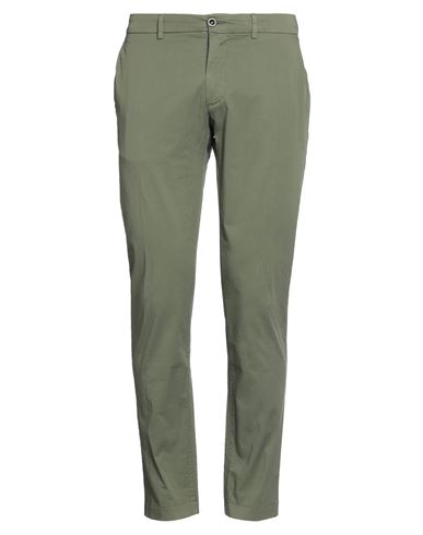 Cruna Man Pants Military Green Size 32 Cotton, Elastane