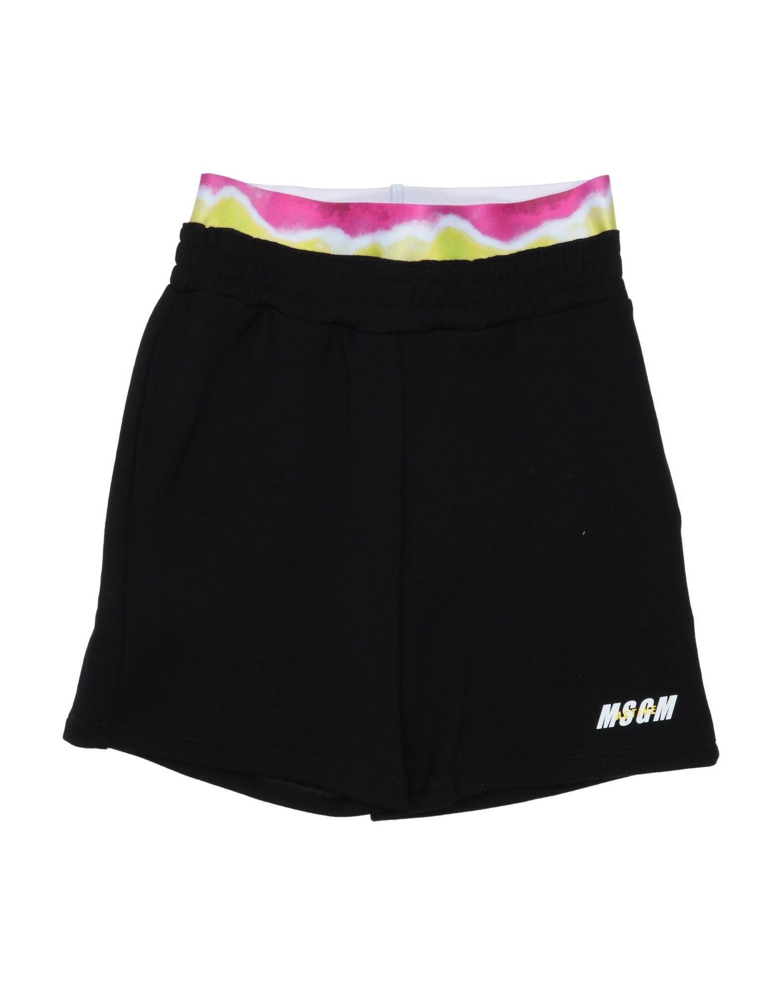 Msgm Kids'  Toddler Girl Shorts & Bermuda Shorts Black Size 4 Cotton