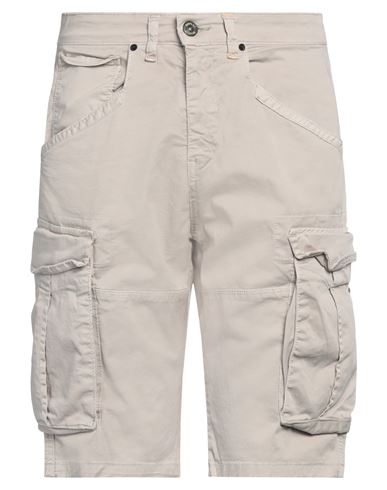 Displaj Man Shorts & Bermuda Shorts Beige Size 28 Cotton, Elastane