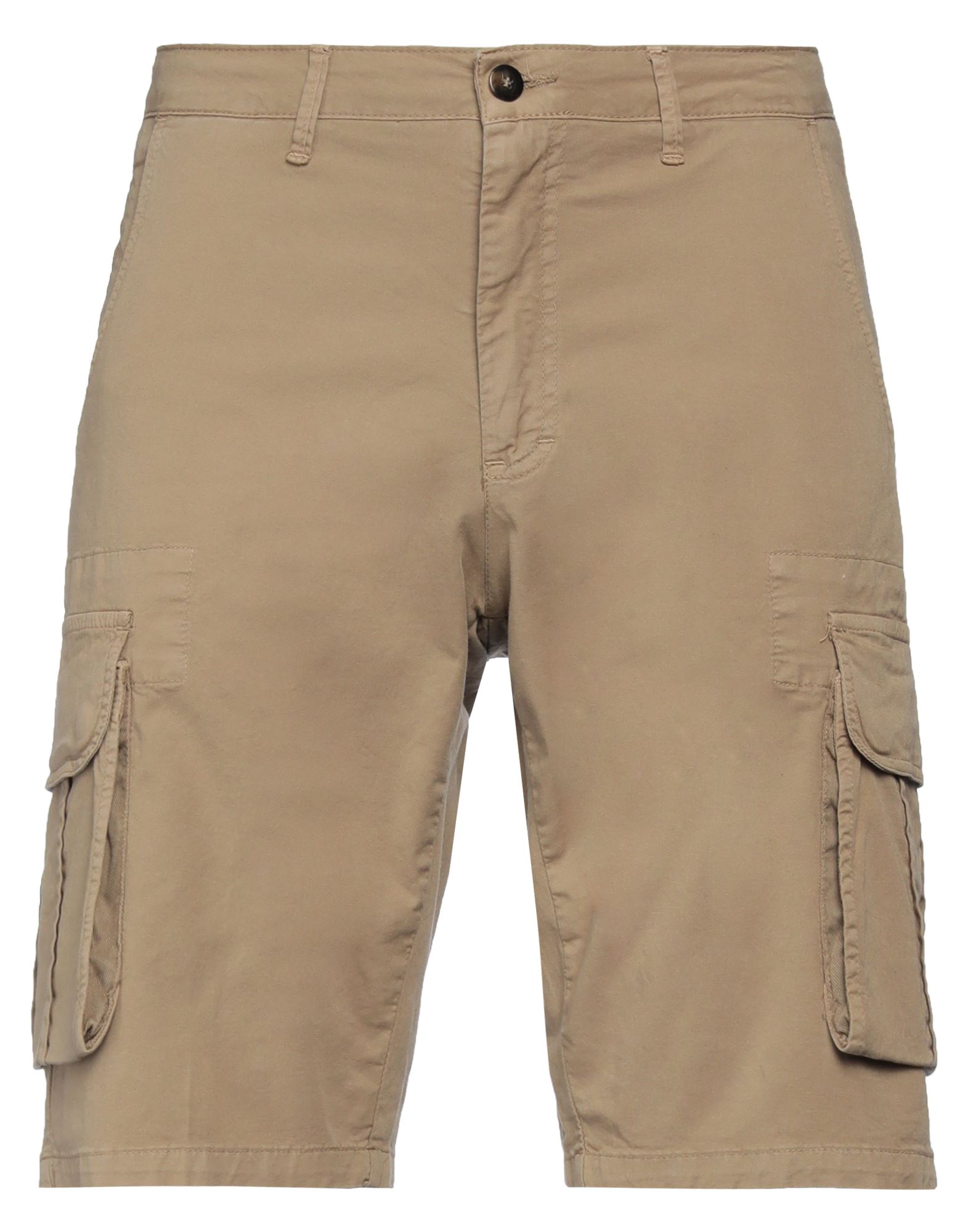Squad² Man Shorts & Bermuda Shorts Camel Size 28 Cotton, Elastane In Beige