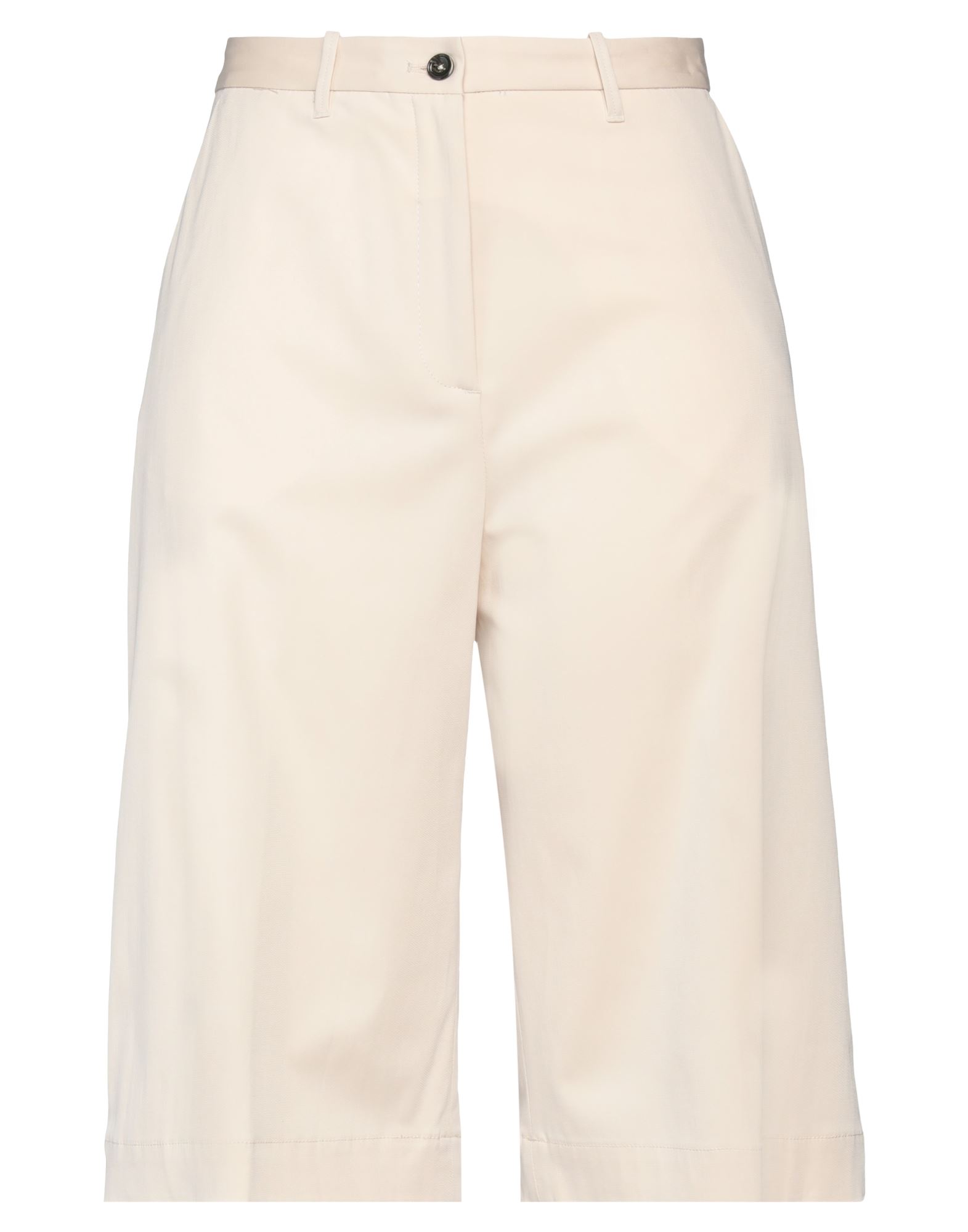 Nine:inthe:morning Nine In The Morning Woman Cropped Pants Beige Size 28 Viscose, Cotton, Elastane