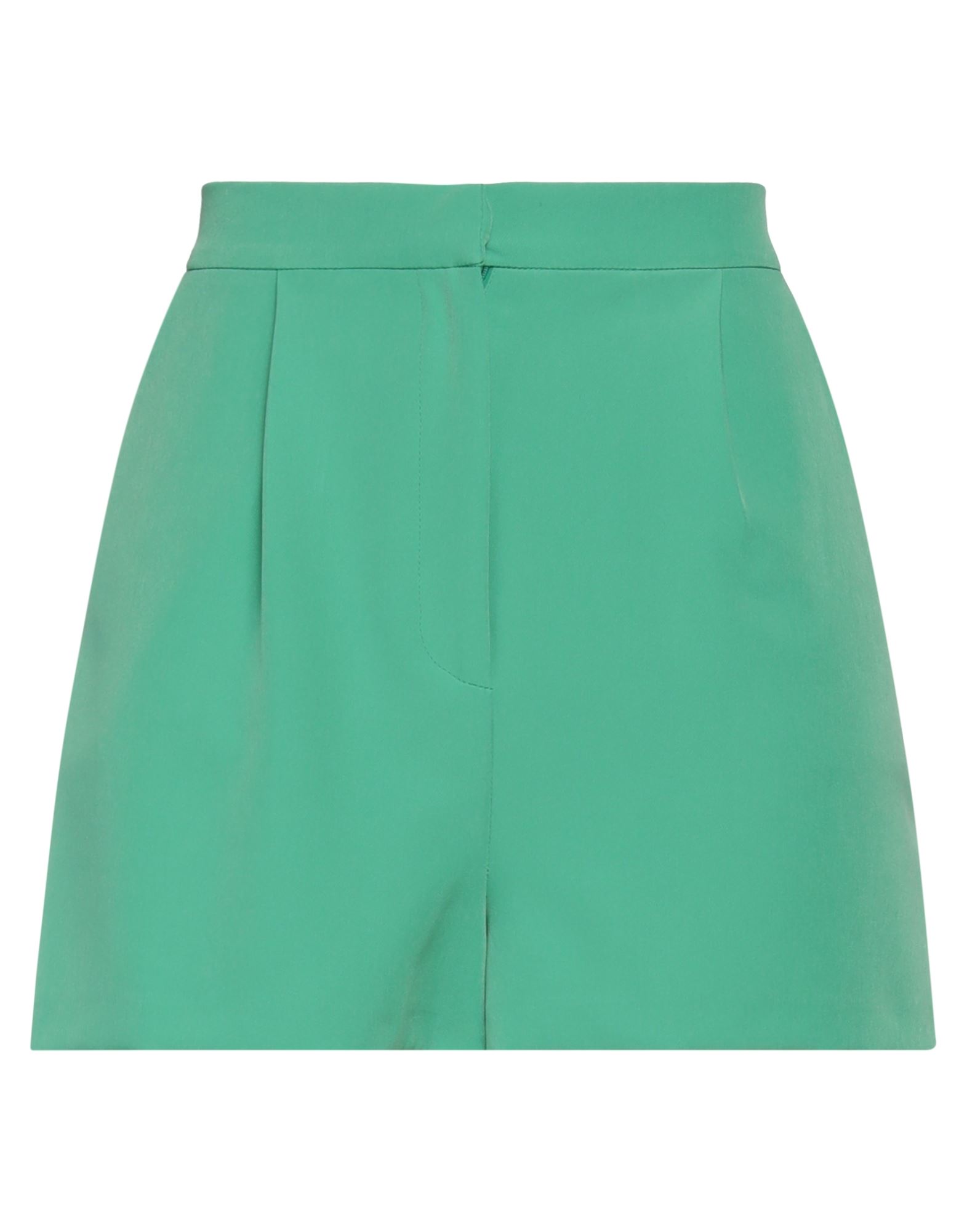 Actualee Woman Shorts & Bermuda Shorts Green Size 10 Polyester, Elastane