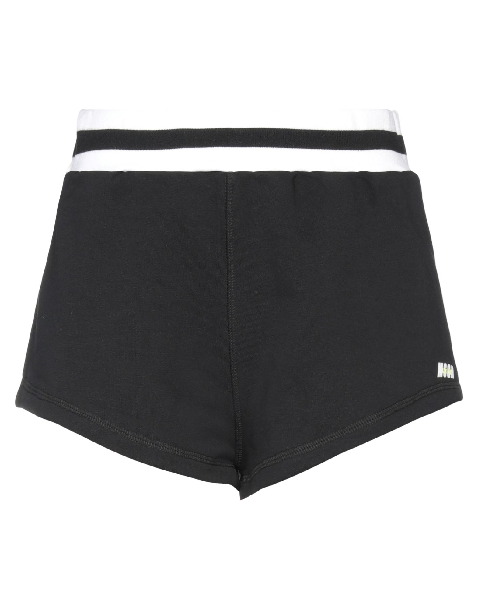 Msgm Woman Shorts & Bermuda Shorts Black Size Xs Cotton, Polyester