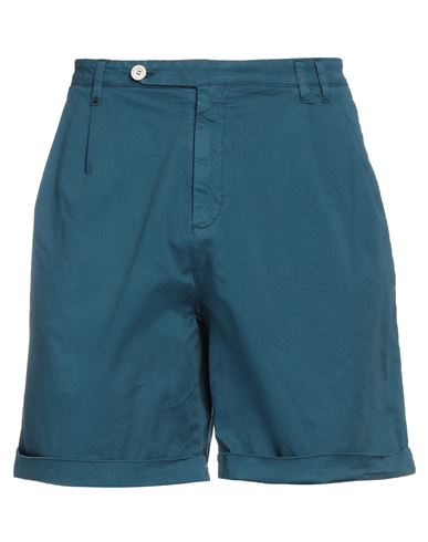 Berna Man Shorts & Bermuda Shorts Deep Jade Size 30 Cotton, Elastane In Green