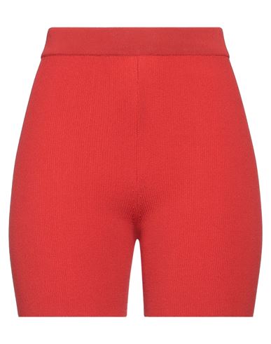 Jacquemus Woman Leggings Rust Size 4 Viscose, Polyester, Polyamide In Red