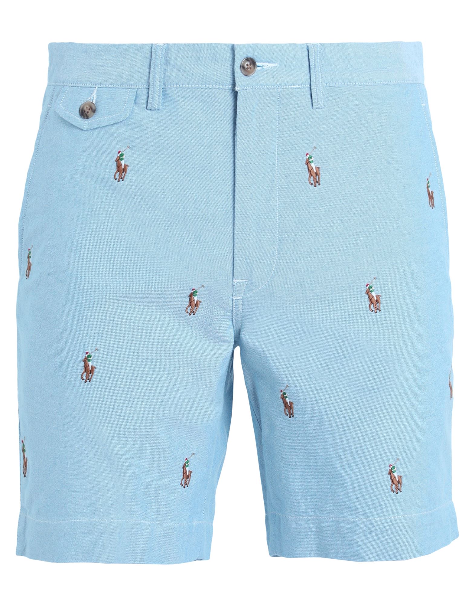 Polo Ralph Lauren Man Shorts & Bermuda Shorts Sky Blue Size 30 Cotton