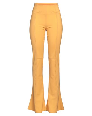 Jacquemus Woman Pants Ocher Size 10 Wool, Elastane In Yellow