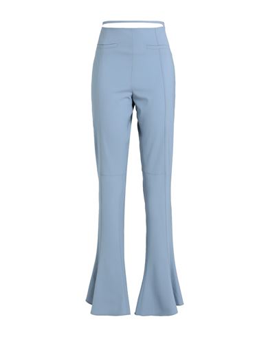 Jacquemus Woman Pants Pastel Blue Size 14 Wool, Elastane