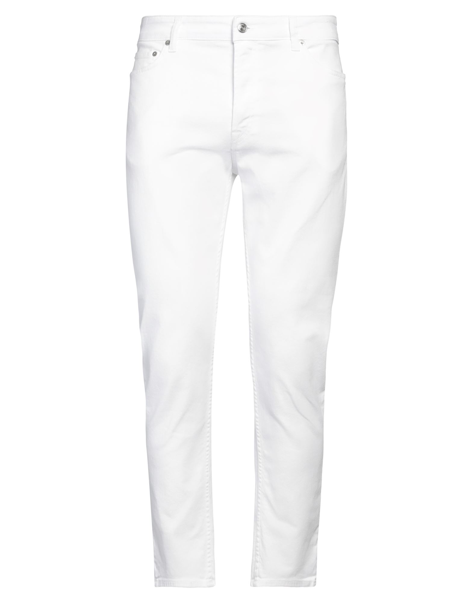 Shop Department 5 Man Jeans White Size 34 Cotton, Elastane