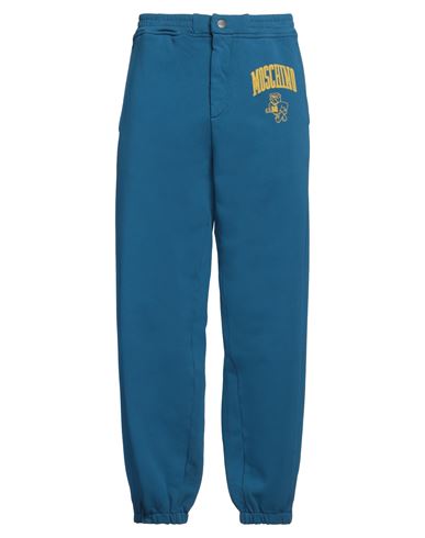 Moschino Couture Man Pants Deep Teal Size 38 Cotton In Green