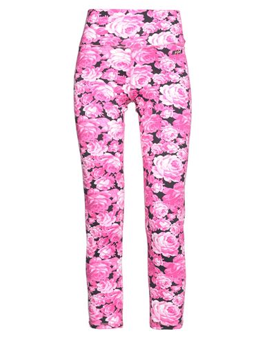 Msgm Woman Leggings Fuchsia Size S Polyamide, Elastane In Pink