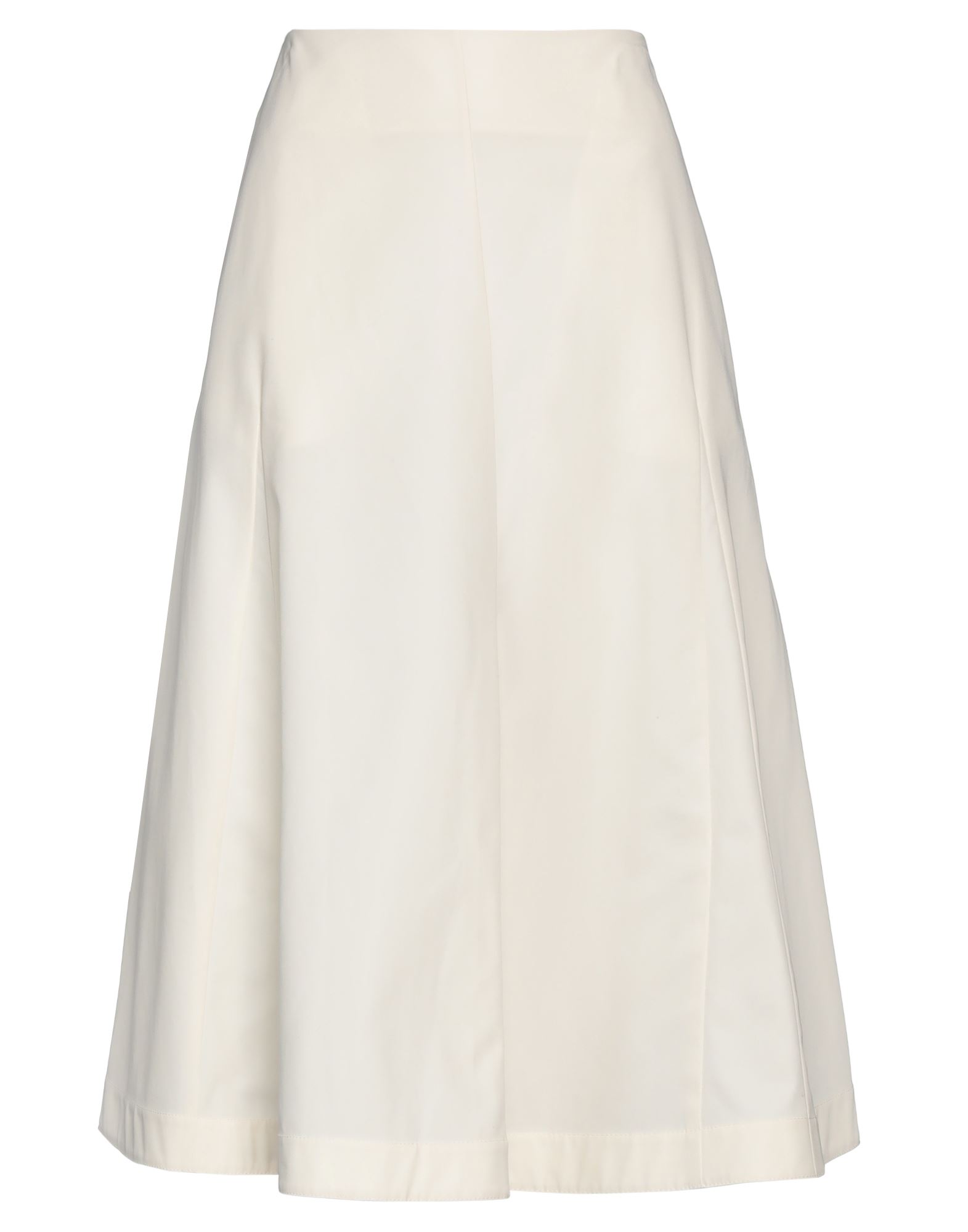 Jil Sander Midi Skirts In White