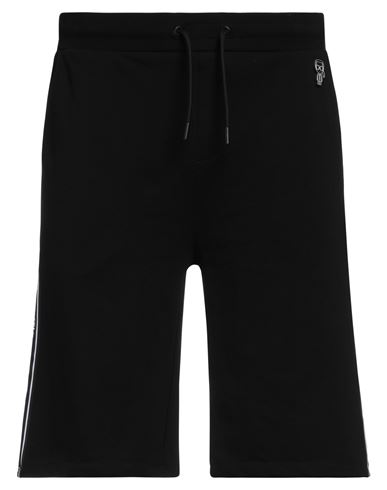 Karl Lagerfeld Man Shorts & Bermuda Shorts Black Size Xxxl Cotton, Polyester