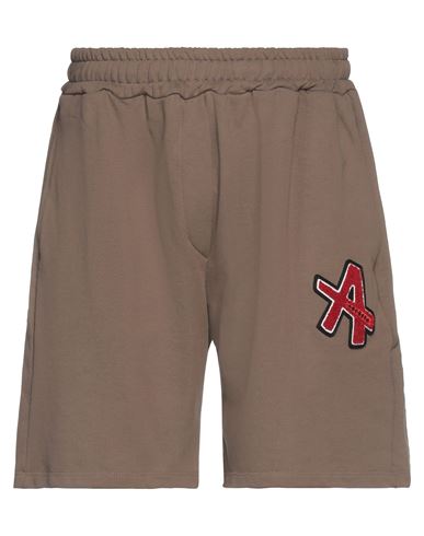 Asensyo Man Shorts & Bermuda Shorts Khaki Size M Cotton In Beige