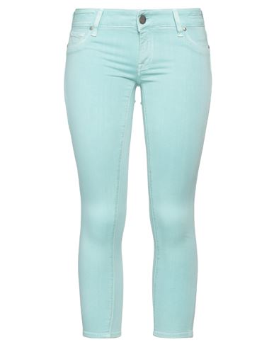 Jacob Cohёn Woman Jeans Turquoise Size 27 Cotton, Modal, Lyocell, Polyurethane In Green
