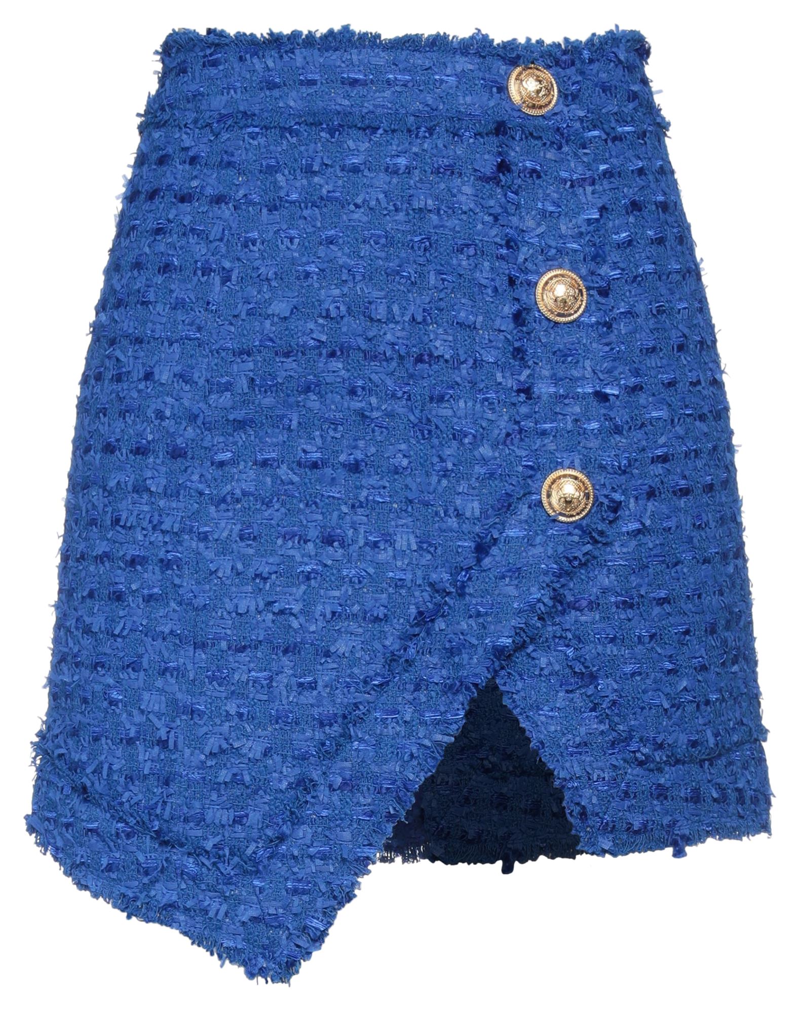 Balmain Mini Skirts In Blue