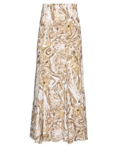 Bassike Woman Maxi Skirt Beige Size S Organic Cotton In Beige