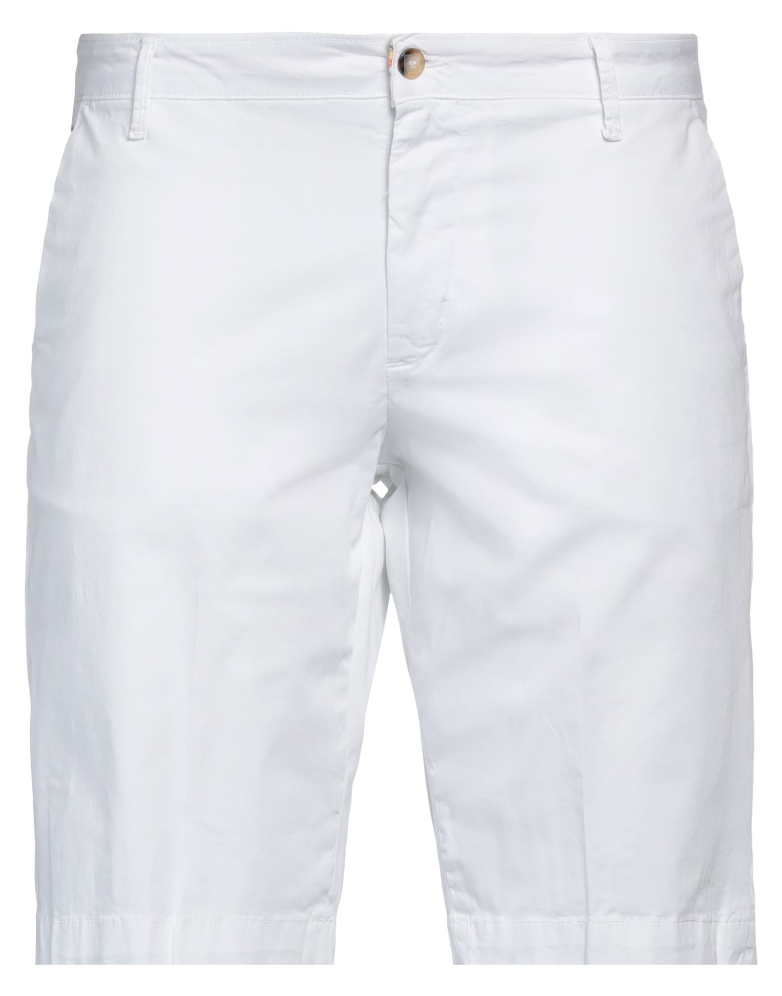 Squad² Man Shorts & Bermuda Shorts Off White Size 32 Cotton, Elastane