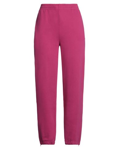 Patrizia Pepe Woman Pants Fuchsia Size 3 Cotton, Elastane In Pink