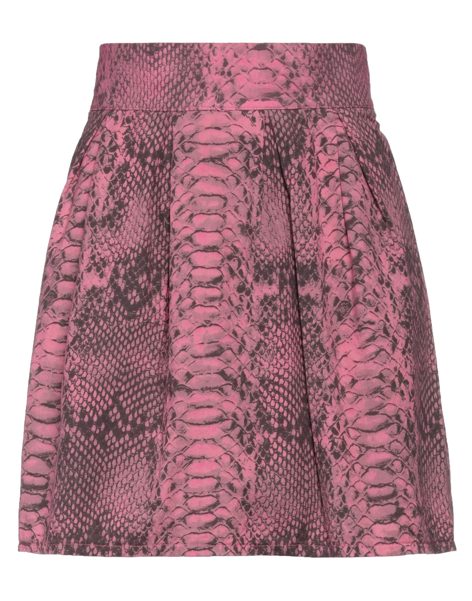 Shop Happiness Woman Mini Skirt Pink Size M Cotton