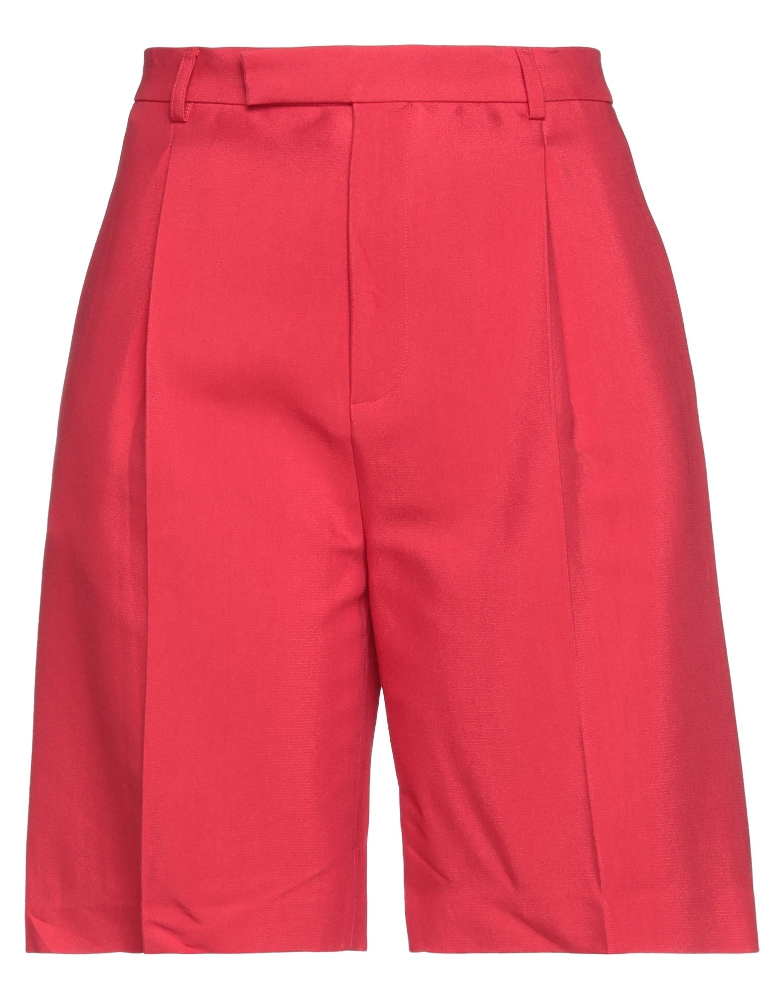 Rosie Assoulin Woman Shorts & Bermuda Shorts Red Size 4 Rayon, Cotton