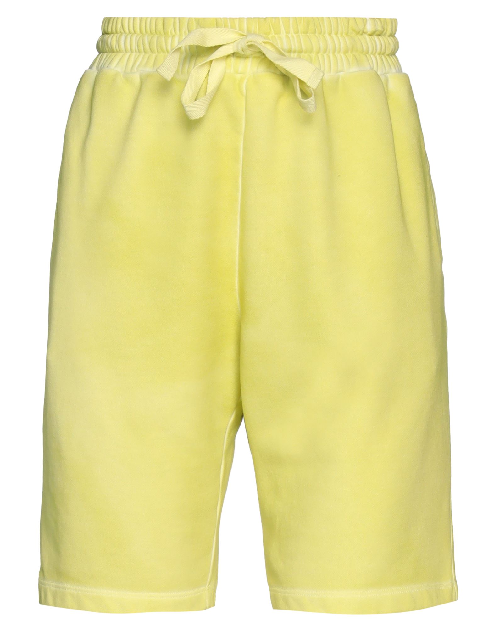 Roberto Collina Woman Shorts & Bermuda Shorts Acid Green Size S Cotton, Nylon