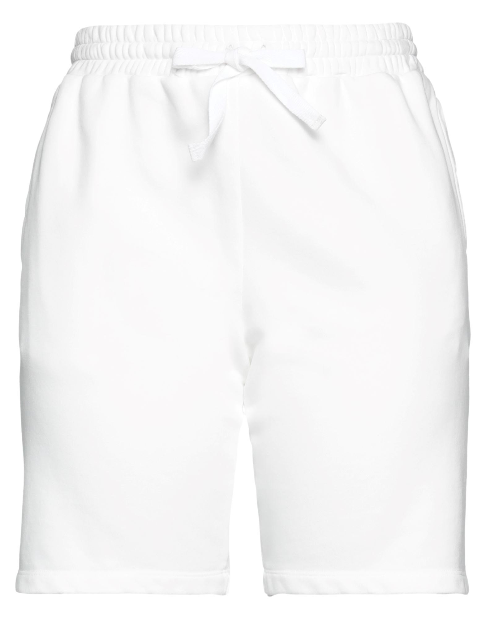 Roberto Collina Woman Shorts & Bermuda Shorts White Size M Cotton, Nylon