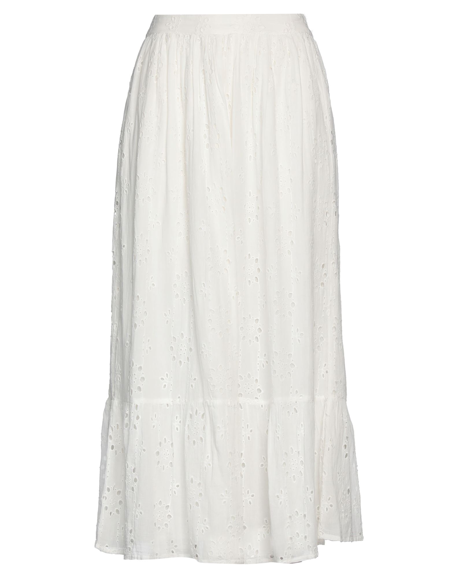 Maison Hotel Long Skirts In White