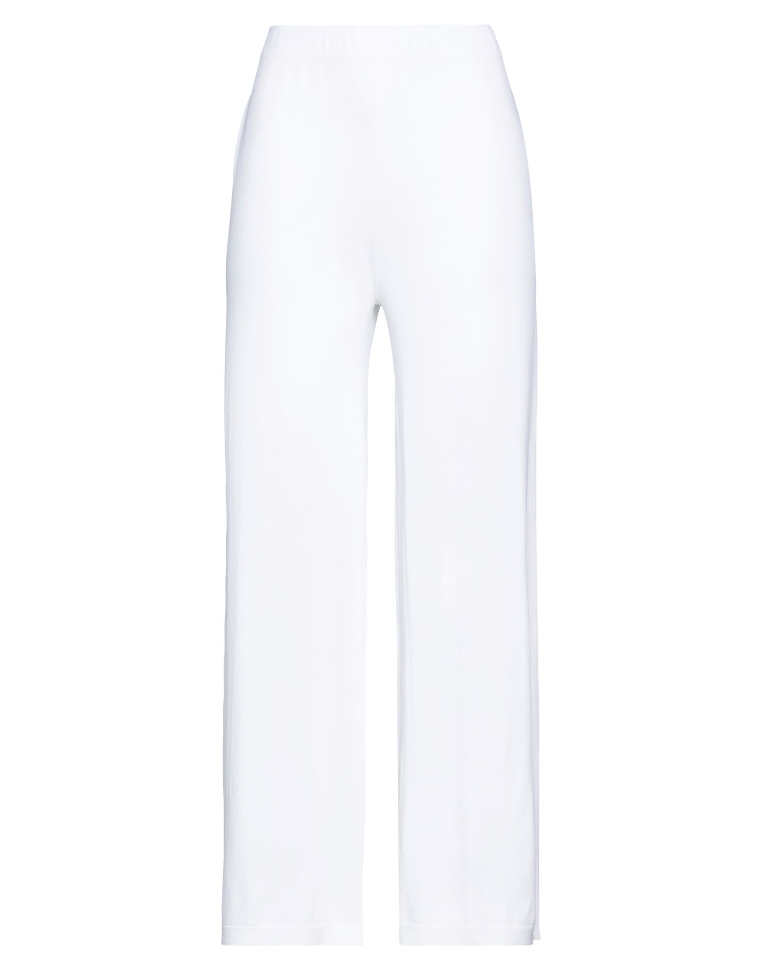 D-EXTERIOR D. EXTERIOR WOMAN PANTS WHITE SIZE S VISCOSE, POLYAMIDE