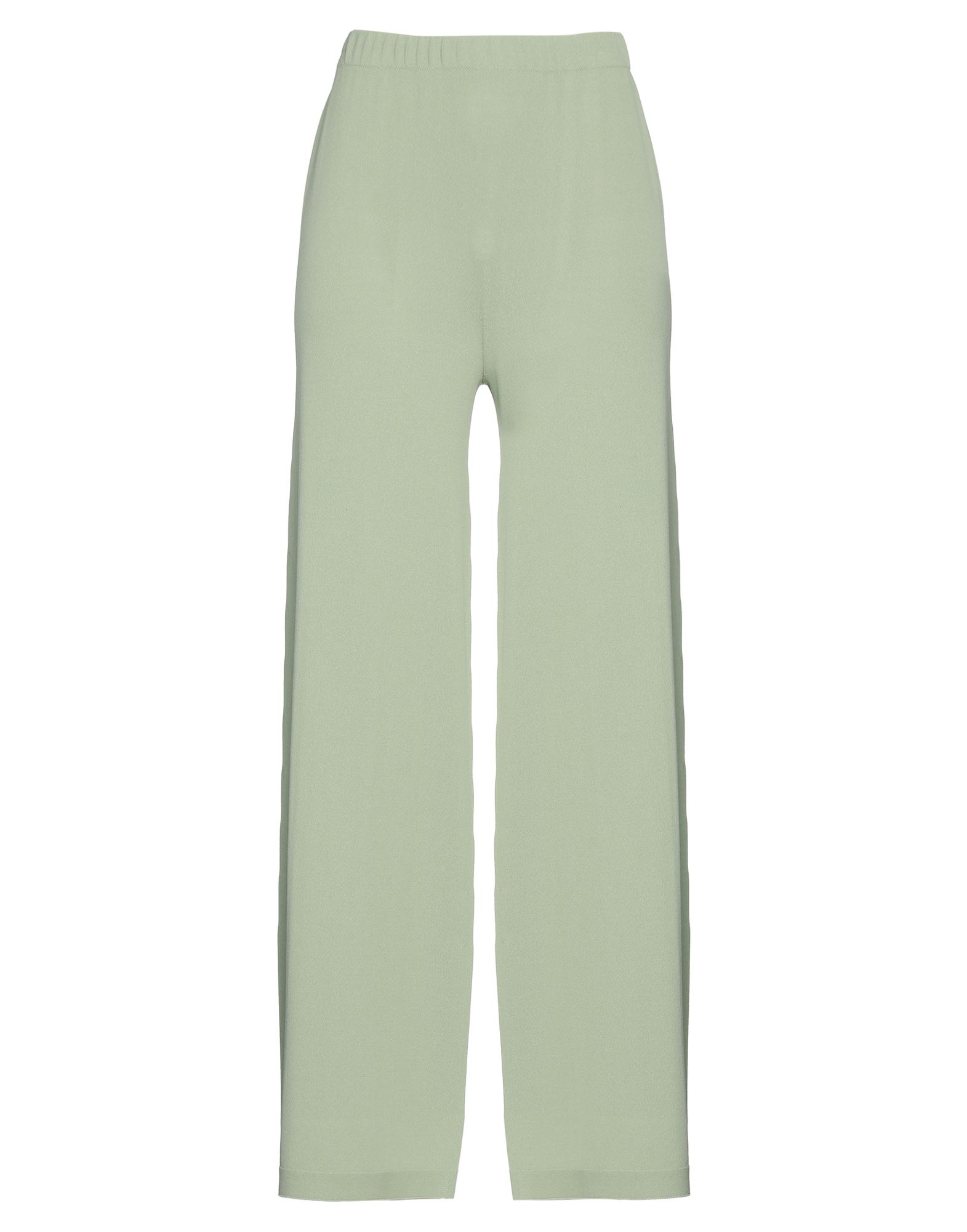 Shop D-exterior D. Exterior Woman Pants Sage Green Size Xs Viscose, Polyamide