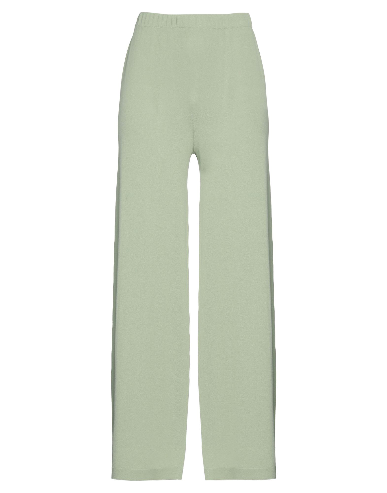 Shop D-exterior D. Exterior Woman Pants Sage Green Size Xl Viscose, Polyamide