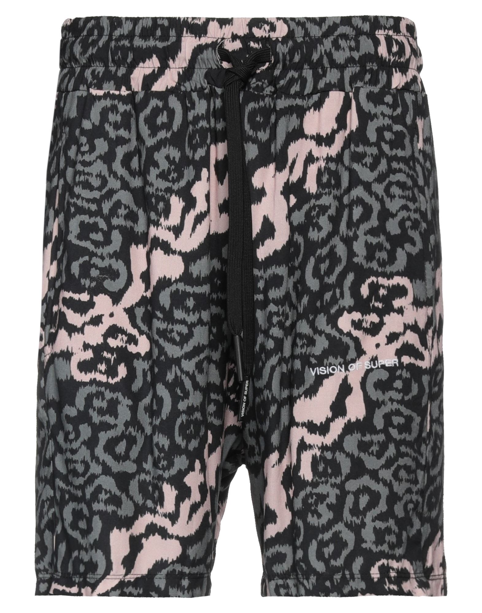 Shop Vision Of Super Man Shorts & Bermuda Shorts Light Pink Size Xxl Polyester