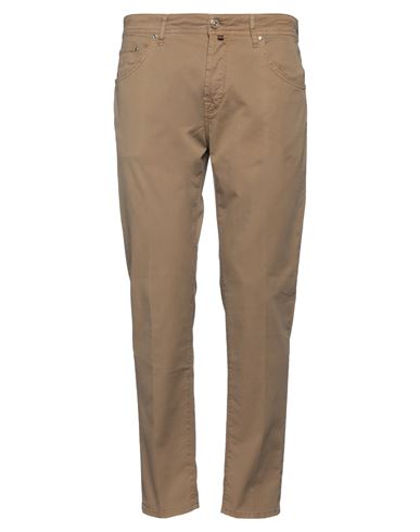 Jacob Cohёn Man Pants Camel Size 34 Cotton, Elastane In Beige