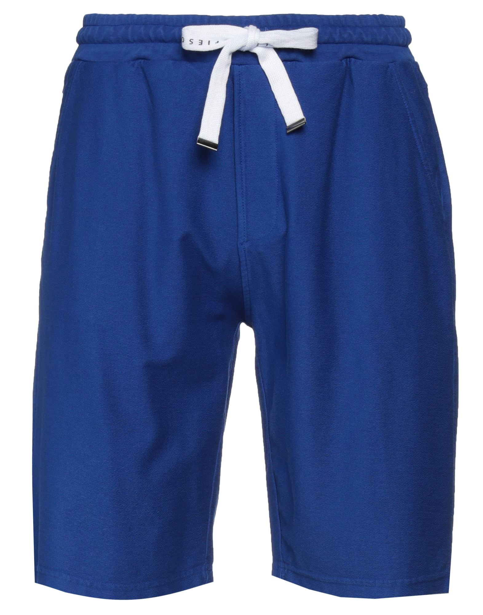 Daniele Fiesoli Man Shorts & Bermuda Shorts Blue Size L Organic Cotton, Elastane