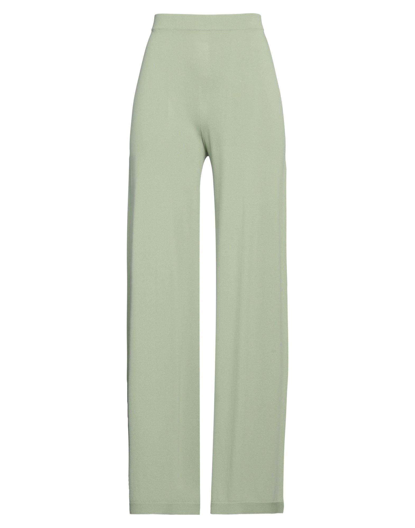 D-EXTERIOR D. EXTERIOR WOMAN PANTS SAGE GREEN SIZE S VISCOSE, POLYAMIDE