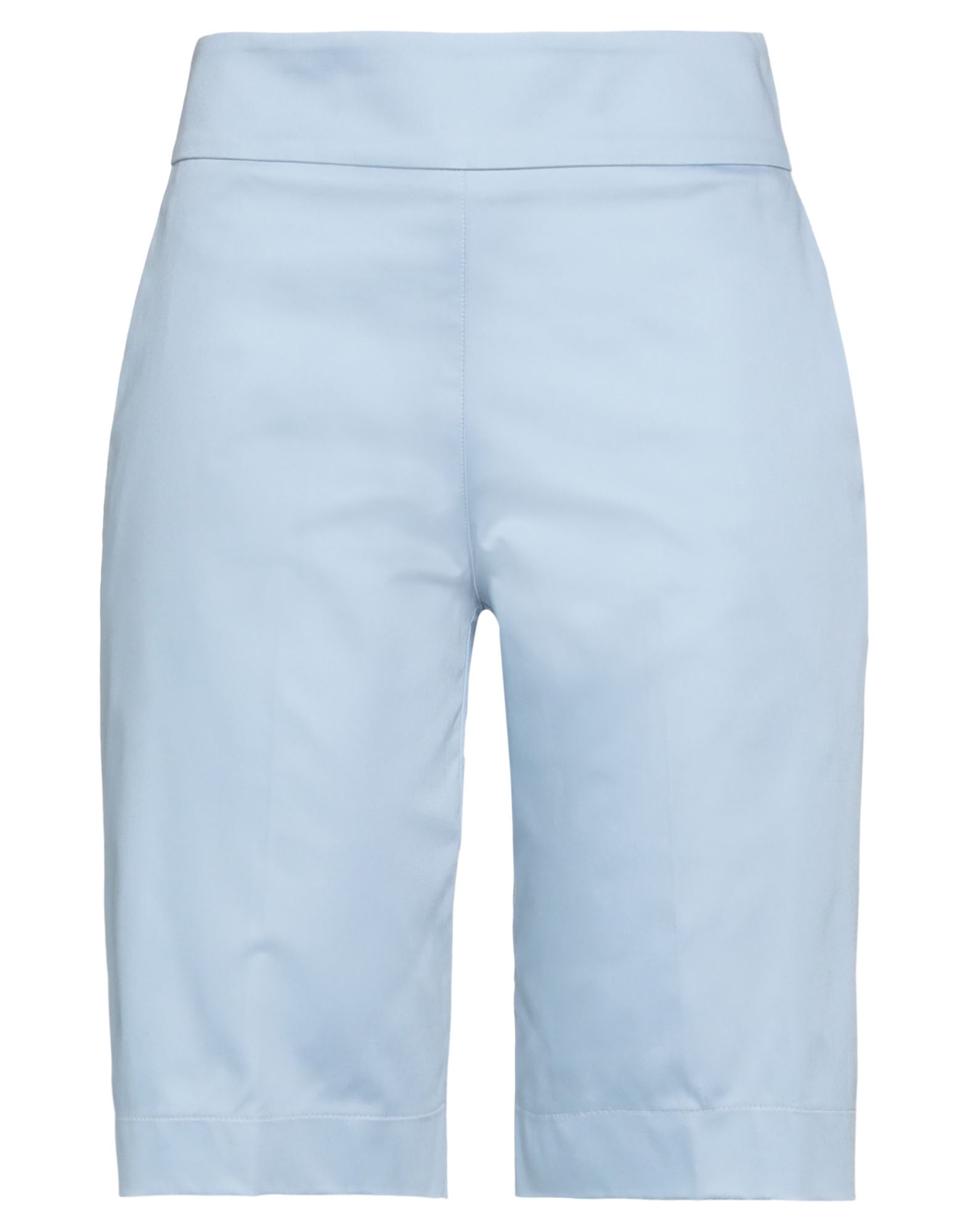 D-exterior D. Exterior Woman Shorts & Bermuda Shorts Sky Blue Size 4 Cotton, Elastane