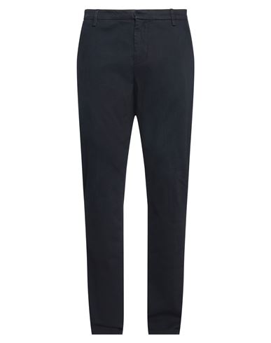 Dondup Man Pants Navy Size 31 Cotton, Elastane In Navy