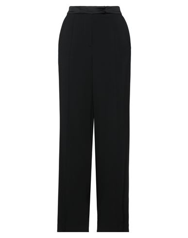 Simona Corsellini Woman Pants Black Size 8 Acetate, Viscose, Elastane In Black