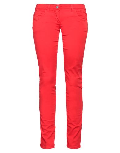 Trussardi Collection Woman Pants Red Size 32 Cotton, Elastane
