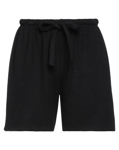 Simona-a Simona A Woman Shorts & Bermuda Shorts Black Size S Viscose, Polyester, Polyamide