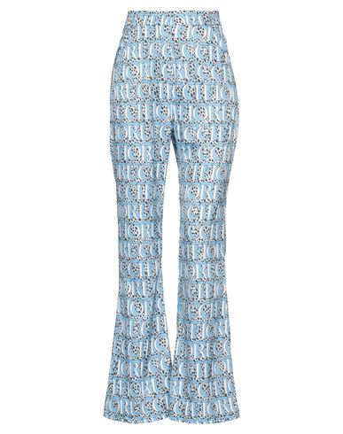 Fiorucci Woman Pants Azure Size L Polyester In Blue